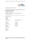Transport Committee 10 June 2025 Order Paper preview