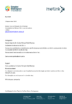 Letter of Condolence from GW to the Mayor of Lisbon preview