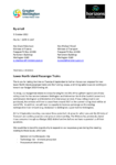 Letter to Ministers Roberton and Wood re NI regional trains Oct22 preview