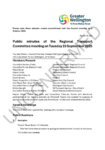Unconfirmed Public minutes of the Regional Transport Committee meeting on 23 September 2025 preview
