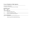 Council Workshop Public Agenda Thursday 4 June preview