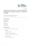 Confirmed Public minutes of the Chief Executive Employment Committee meeting on Tuesday 16 June 2026 preview