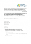 Confirmed Restricted Public Excluded minutes of the Chief Executive Employment Committee meeting Tuesday 16 June 2026 preview