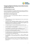 Belmont Grazing Licence Submissions and Hearing Process preview