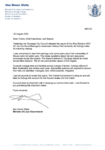 Letter from the Minister Watts Minister of Local Government regarding Tauranga City Council Inquiry preview