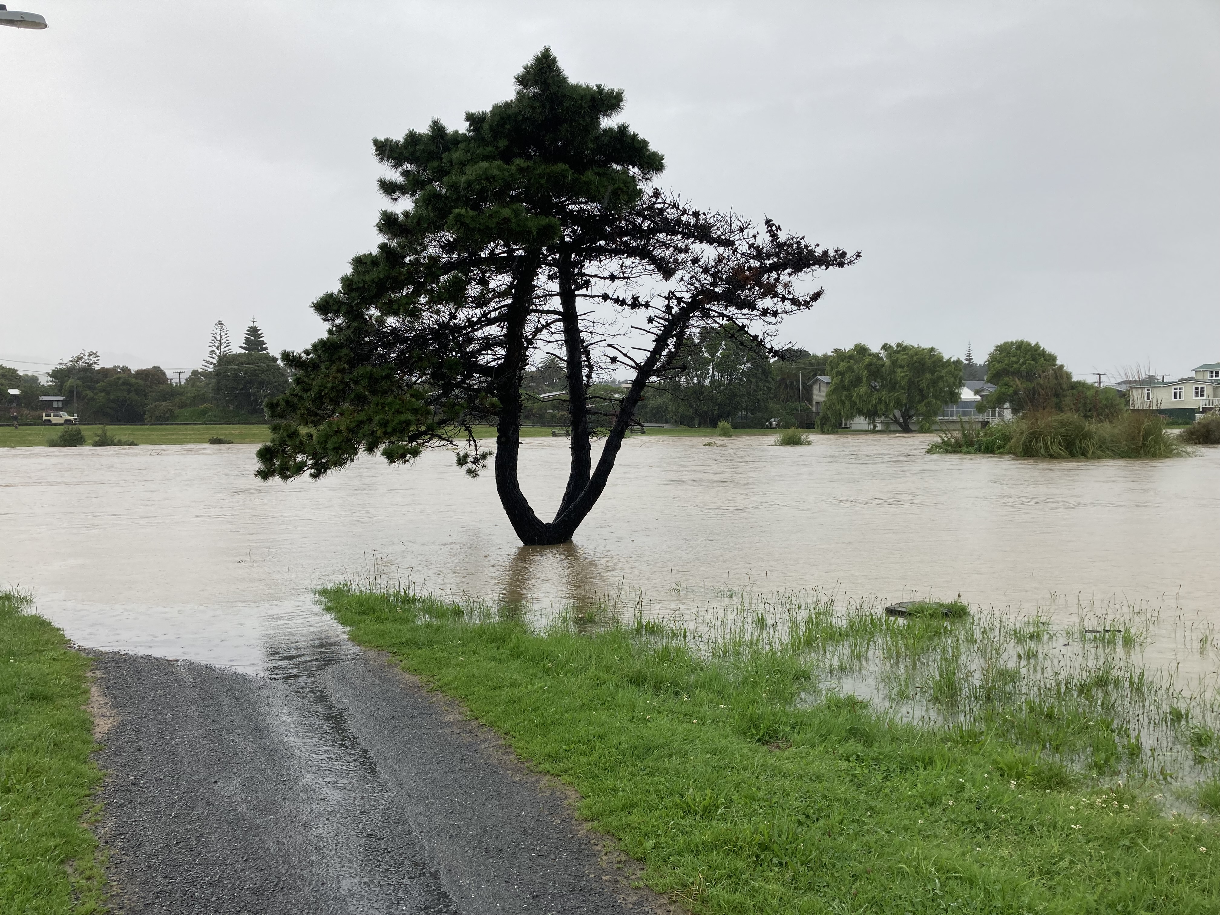 Waikanae River flooding, December 2021