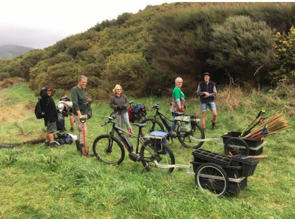 Friends of QEP at a planting event