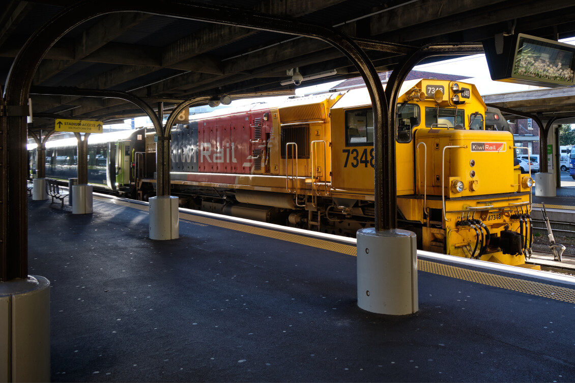 A Wairarapa train at Wellington Station