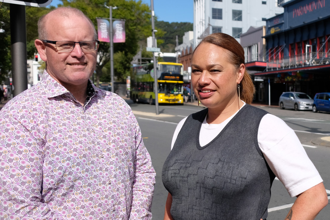 Chair Daran Ponter and Mayor Tory Whanau